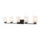 Z-Lite Willow 5 Light Vanity, Matte Black, Inner White & Outer Clear 426-5V-MB - alternate 1